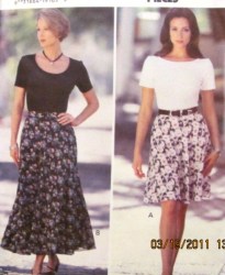 3402 SO EZ FLARE SKIRT LENGTHS 3 PC PATTERN  6-12, 14-18